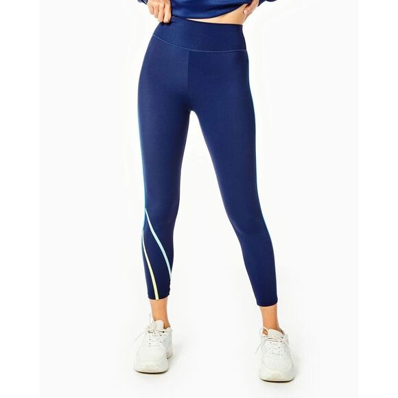 NWT Addison Bay Luxe Sport High-Rise Pine Legging Navy Size Small MSRP $108 - Picture 1 of 10